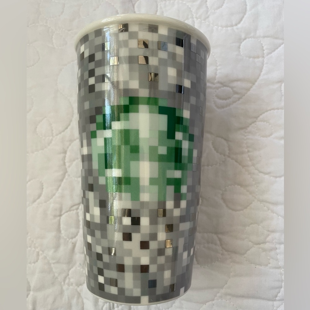 Starbucks + Rodarte Pixelated Double Walk Ceramic Tumbler